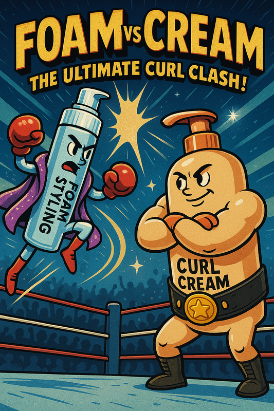 Foam vs Cream? The Ultimate Curl Styling Showdown.