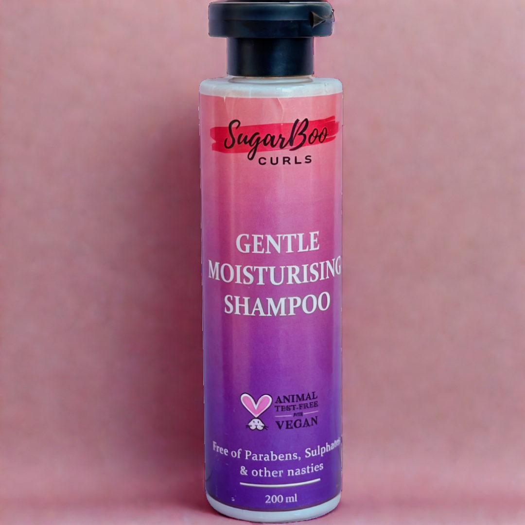 Photo of the Gentle Moisturising Shampoo bottle.