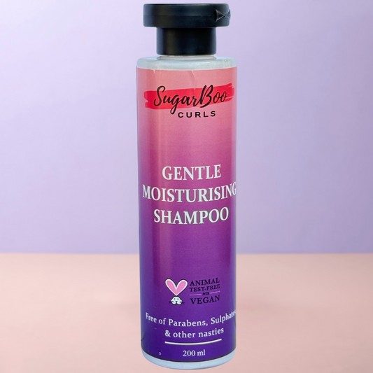Photo of the Gentle Moisturising Shampoo bottle.