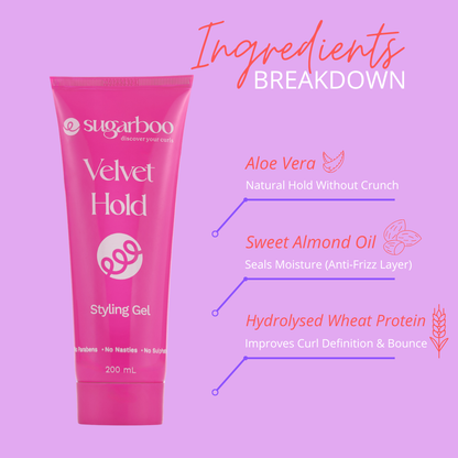 Velvet Hold Styling Gel (200ml)